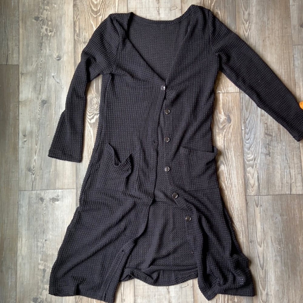 Waffle knit Cardigan